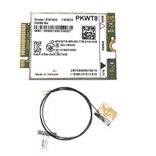 4G LTE Cat6 PCIe M.2 GOBI6000-module EM7430 DW5816E, compatibel met Dell Latitude 7280- en 7490-serie, 300 Mbps, 2 antennes, GNSS-ondersteuning.