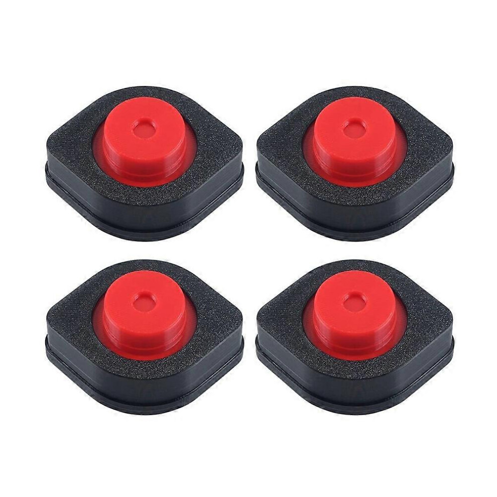4Pcs Anti-Vibration 3D Printer Feet Compatible With Snapmaker U1 Anti-Slip Anti-Shock Dust-Proof Low Noise Black/Red 6966168173717