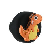 AirTag-Halterungshülle kompatibel mit Apple AirTag, Silikon, kleiner Dinosaurier, für Kinderschuhe, Schnürsenkel, GPS-Tracker-Zubehör