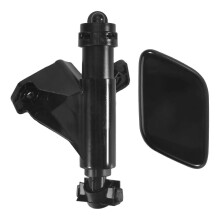 Linker koplamp sproeier en afdekkapje compatibel met KIA Sorento UM 2015-2018, zwart kunststof, directe montage
