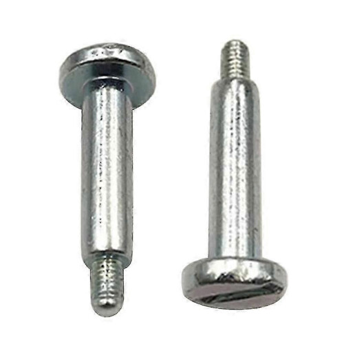 Flat Head Console Stand Bottom Support Screws Compatible with PS5 Game Console Metal Silver 5x1cm 2 Pack