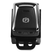Elektronischer Handbremsknopf/Feststellbremsschalter, kompatibel mit Nissan Qashqai 2014–2018, 969XC-4EA0A, Schwarz, ABS