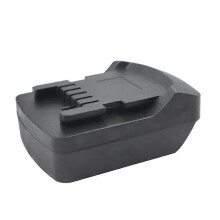 Adaptateur de batterie compatible avec les batteries lithium-ion Dewalt 18 V et 20 V pour outils électriques Metabo 18 V Li-Power LiHD