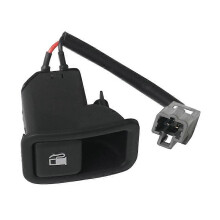 Interruptor de apertura de la tapa del depósito de combustible compatible con Hyundai Santa Fe 2007-2009, ABS negro, número de pieza 93555-2B000WK