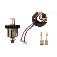 Houder en borstelset voor koolborstels, compatibel met Makita DDF482 DHP482 619380-9 619583-5 metalen accessoire voor elektrisch gereedschap.