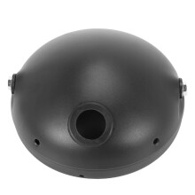 Base faro moto 7 pollici Retro Modified Black Metal LED Headlight Shell 195*195*87mm