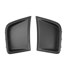 Etupuskurin sivuilmasuolan suojus, yhteensopiva Subaru Impreza WRX STI GRB 10. sukupolven 2008-2014 kanssa, mattamusta muovi, 1 pari