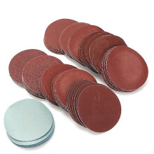 Schleifscheiben, 100 Stück, 75 mm (3 Zoll), Körnung 80 bis 3000, Polierpads für Oberflächenreinigung, Veredelung und Feinbearbeitung