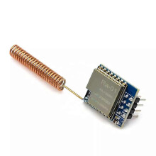 LoRa SX1278 433MHz Wireless Spread Spectrum Transmission Module Ra-01 10KM Range Half Duplex SPI Support Multiple Modulation Modes Shielded Shell