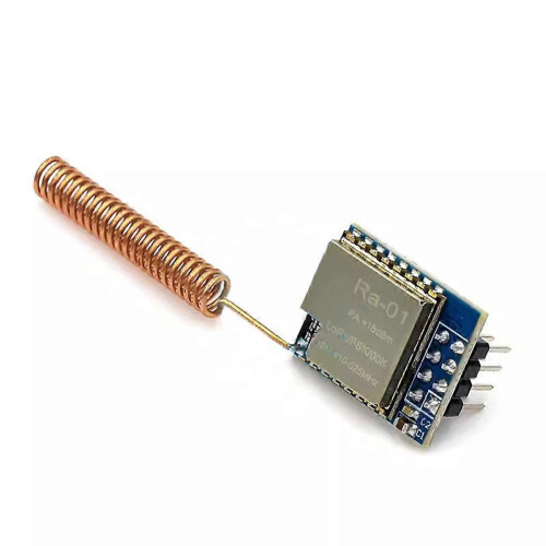 LoRa SX1278 433MHz Wireless Spread Spectrum Transmission Module Ra-01 10KM Range Half Duplex SPI Support Multiple Modulation Modes Shielded Shell