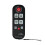 Universal TV Remote Control Big Buttons Waterproof Black ABS for Seniors Compatible with All TV Models Learning Function 1