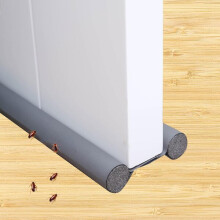 Door Draft Excluder, Under Door Seal Strip, 96 cm, for Draught, Noise, Dust & Insect Protection, Easy to Install