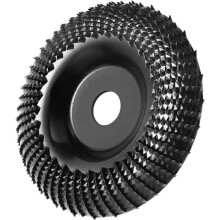 Disque à sculpter le bois 125 mm compatible avec meuleuse d'angle pour le ponçage, le décapage de peinture et le façonnage