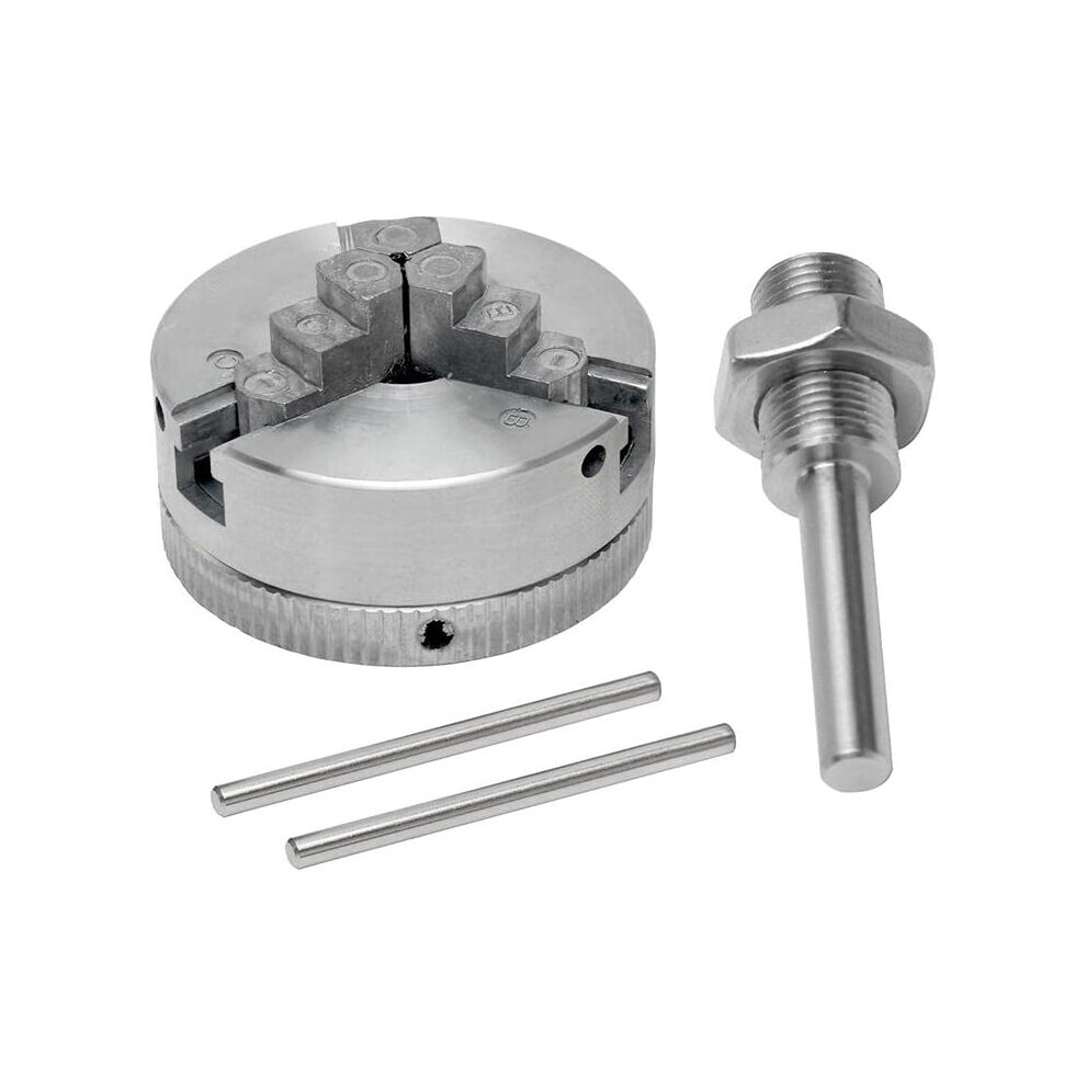 Self-Centering Three-Jaw Chuck For Wood Lathe, Silver, 48X21mm, Model Z011 6966168176626