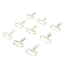 Paper Clips, 100-Piece Set with Anti-Slip Design, Rust-Resistant for Document Classification
