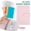 PU Leather Binder 6 Ring with 12 PVC Pockets for Documents, Notes and Cards 1