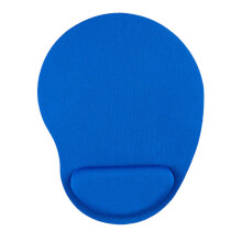 Tappetino per mouse ergonomico con supporto polso in gel a lento ritorno e base antiscivolo, tessuto traspirante per ufficio e gaming.