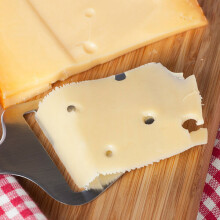 Stainless Steel Flat Blade Cheese Slicer for Hard and Soft Cheeses with Mirror Polish