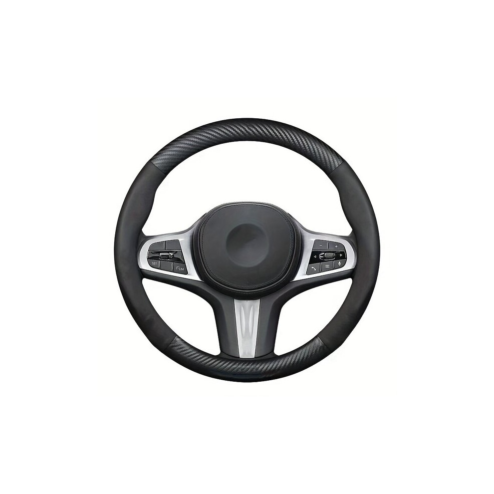 Steering Wheel Cover Compatible With Universal Fit All Season Moisture Absorbent For Enhanced Grip 6966168180692