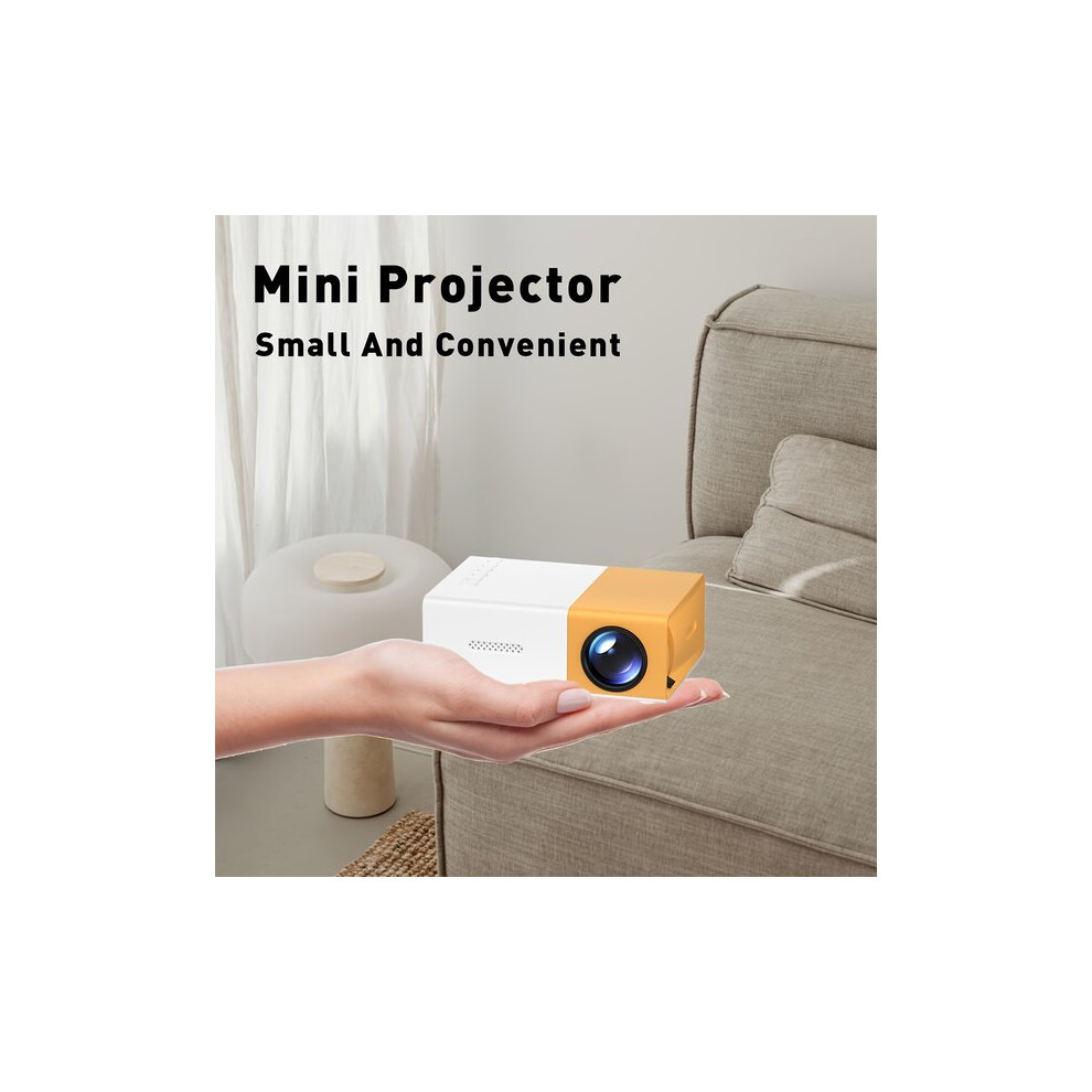 Lcd Video Projector 720Hd & 1080P Resolution, 1000Lm Brightness With Built-In Speaker For Home Entertainment 6966168180586