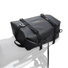 Waterdichte motorzijtas met een inhoud van 16 liter, gemaakt van TPU-materiaal, compatibel met Honda, Yamaha en Suzuki.