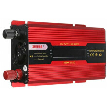Kfz-Wechselrichter 12 V auf 240 V AC, modifizierte Sinuswelle mit Überlastschutz, leiser Lüfter