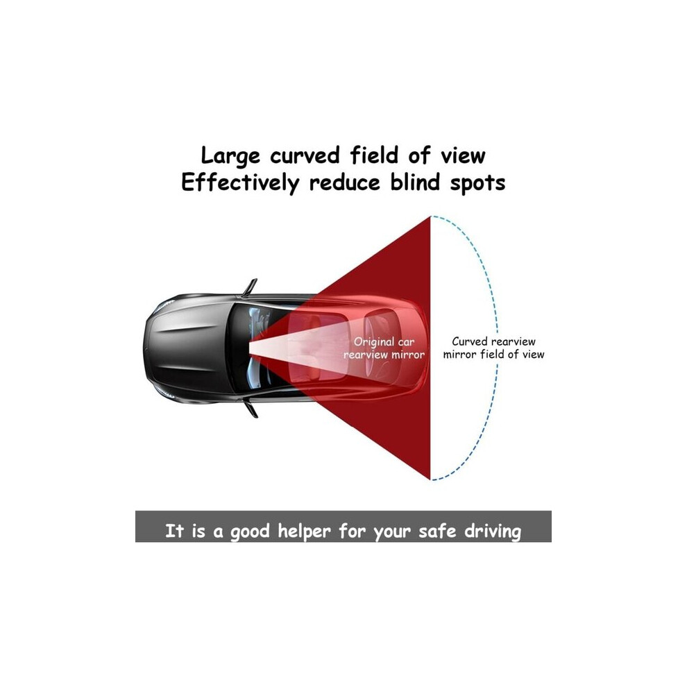Car Rearview Mirror Compatible With Most Cars Suvs Trucks Anti-Shake Design Panoramic Wide Field Of Vision 6966168182092