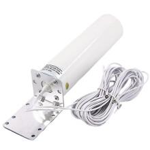 Omnidirectionele antenne met een versterking van 10-12 dBi (698-2700 MHz) voor 4G LTE wifi-router met SMA-naar-CRC9-connector en 5 meter kabel.
