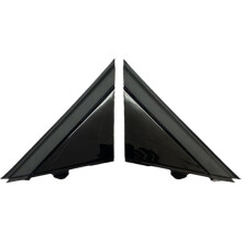 Triangle Mirror Caps compatible with FIAT 500 2012-2019 Precise Fit Snap-On Installation