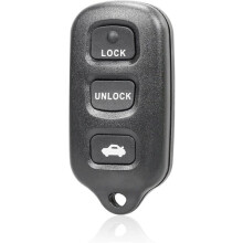 Control remoto de entrada sin llave compatible con Toyota 2002-2007, paquete de 2 unidades con chip de respuesta rápida.