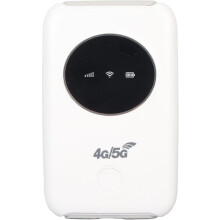 Draagbare 4G LTE wifi-router met 3200mAh-batterij, verbindt 10 apparaten voor mobiele internettoegang.