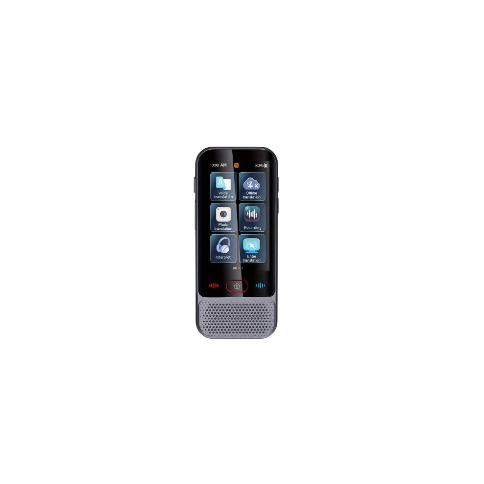 Portable Ai Voice Translator For Travel & Business Real-Time Conversation With Photo & Recording Translation 1200Mah Battery 6966168183013