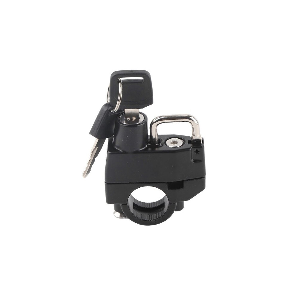 Motorcycle Helmet Lock With 2 Keys Compatible With 22Mm Handlebars, Compact And Portable 6966168185161