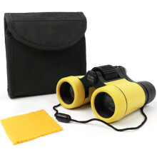 Kinderverrekijker, verstelbare scherpstelling en zachte rubberen grip, 4x30mm voor educatief leren en sterrenkijken.