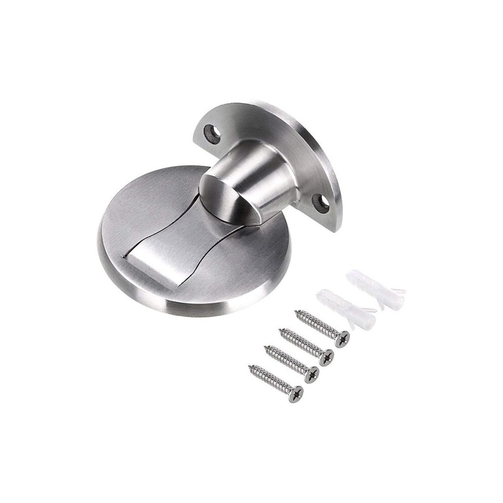 Automatic Magnetic Door Stopper, No Drilling Self-Adhesive Fixing, Securely Holds Door, Zinc Alloy 6966168185673