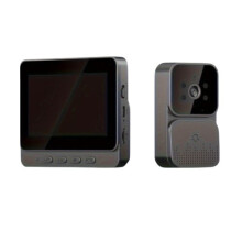 Videocitofono con schermo da 10,92 cm, compatibile con campanelli standard, visione notturna a infrarossi, comunicazione bidirezionale.