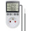 Digital Thermostat Socket, Compatible with UK/EU Sockets, Temperature Control -40C to 120C with Timer, 100-250V Input 1