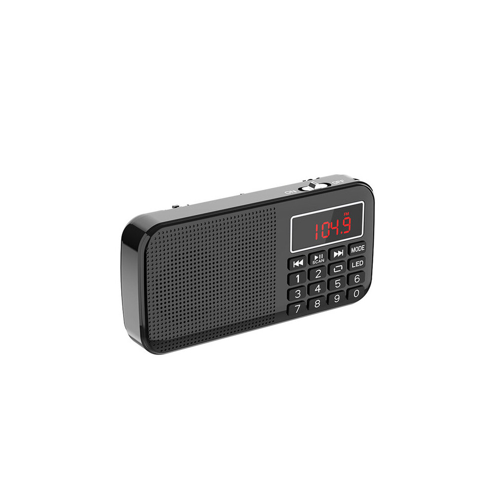 Portable Fm Radio Alarm Clock With 3000Mah Battery, Emergency Torch For Camping And Travel 6966168184294