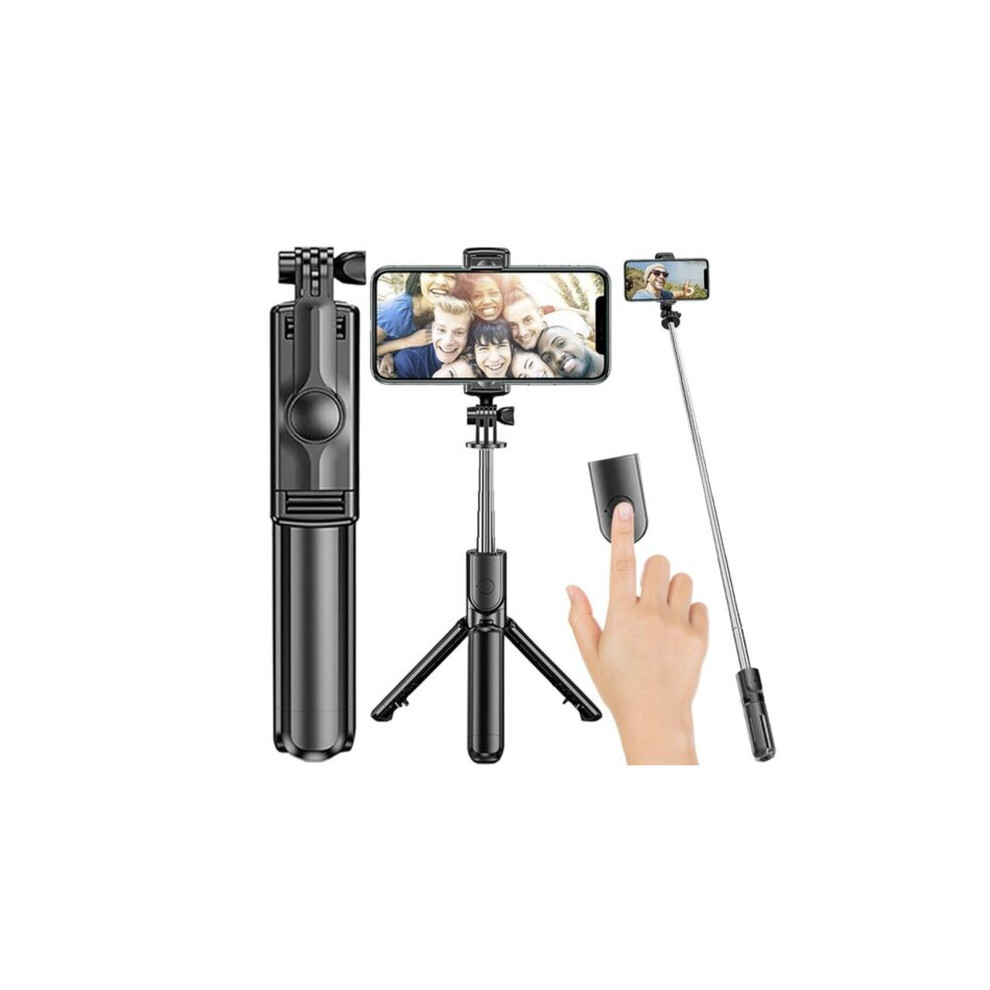 Selfie Stick Tripod With Bluetooth Remote, 92Cm Extendable & 360 Rotating Phone Holder, Compatible With Smartphones 6966168184683