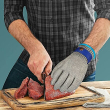 Cut Resistant Work Gloves Level 9 Protection with Stainless Steel & HPPE Fibre for Chainsaw Use