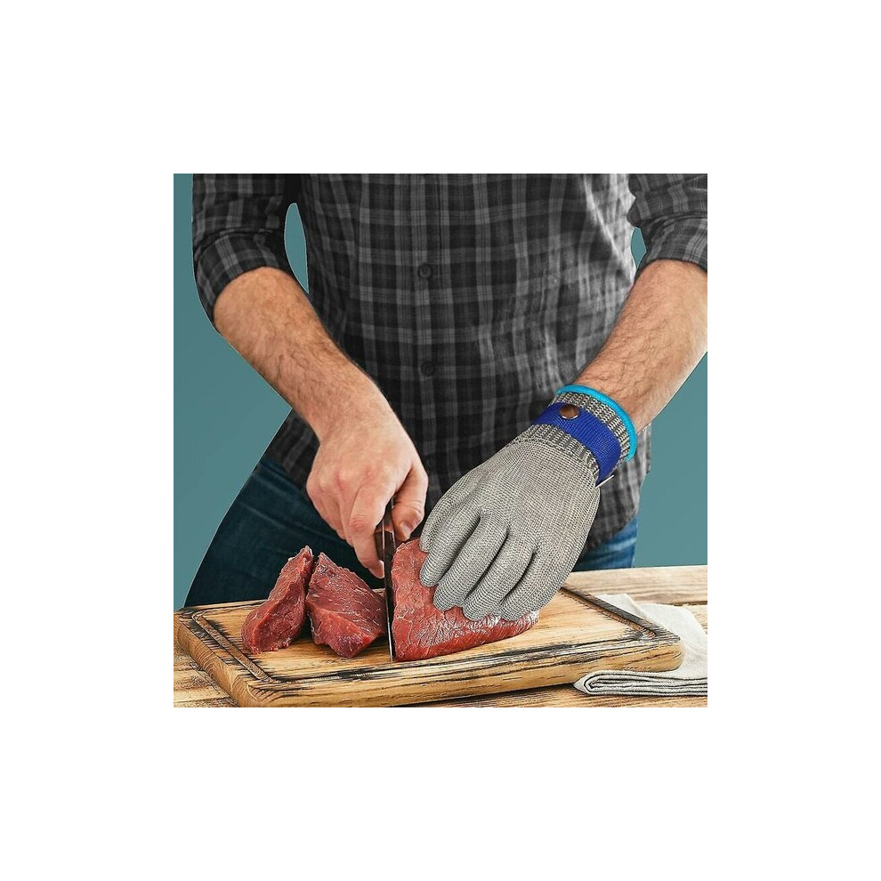 Cut Resistant Work Gloves Level 9 Protection With Stainless Steel & Hppe Fibre For Chainsaw Use 6966168184737