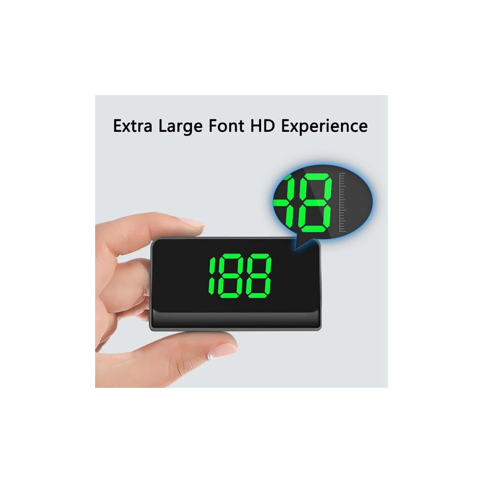 Digital Speedometer Hud Compatible With Gps Beidou Dual-Mode Chip For 10Fps Refresh Rate 6966168185147