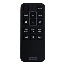 Remote Control Replacement compatible with LG 2.0 Channel Compact Sound Bar SK1 COV33552438 COV33552433 Black ABS
