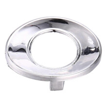 Camera Bright Circle, compatibel met Volvo XC90 XC60 S80L S60 V60 S40, zilverkleurig ABS, onderdeelnummer 30716060