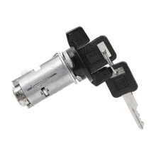 Cylindre de serrure d'allumage avec 2 clés 701398 ABS en alliage d'aluminium, compatible avec Chevrolet et GM