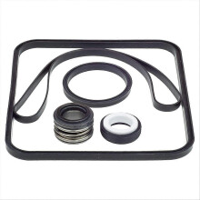 Kit de juntas y eje compatible con bomba Hayward Super Pump SP1600 SP2600, sello PS-201, 3 arandelas