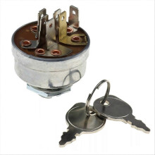 Lawn Mower 6 Pin Start Ignition Switch with 2 Keys Compatible with IS600Z IS1500Z IS700Z Replacement Part 5020927 1686734 Metal