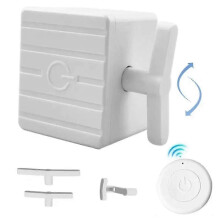 Pulsador inalámbrico recargable compatible con interruptores de pared, control remoto 20 m, montaje adhesivo