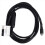 Cable AUX compatible con BMW E60 E63 E64 E65 E66 E81 E82 Serie 1 3 5 6 7 (2002-2010), 1.5 m, negro 1
