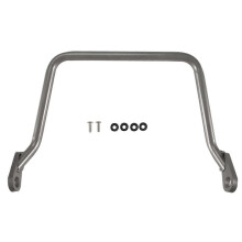 Staffa di montaggio per parabrezza compatibile con R1200GS ADV Adventure 2004-2012 e R1200GS 2006-2011, in metallo argentato.